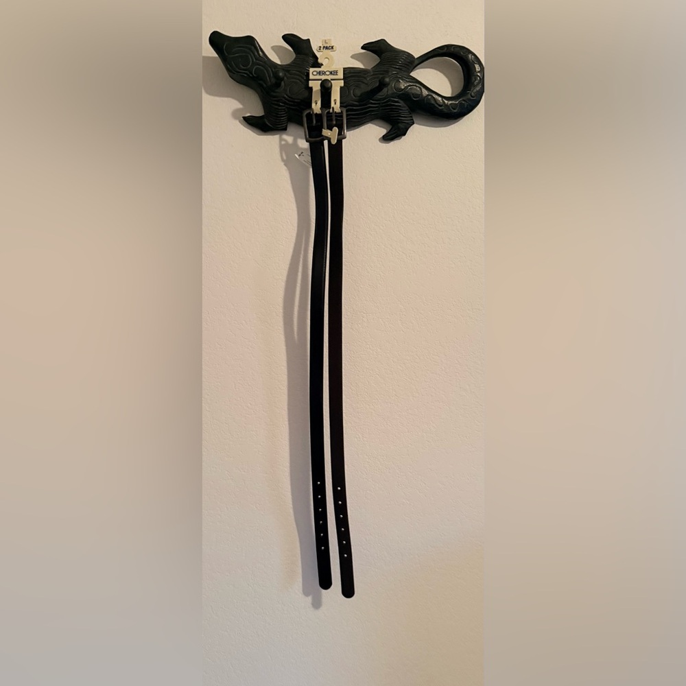 NWT Boys black & brown belts